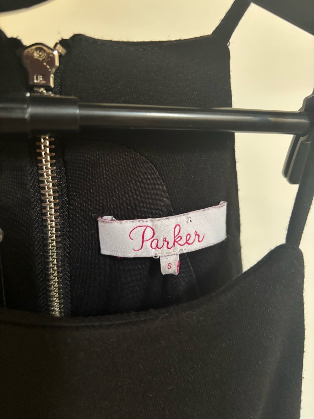 Parker Black Halter Lace-Up Dress - Picture 3 of 3